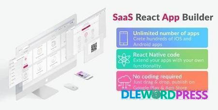 saas react app builder